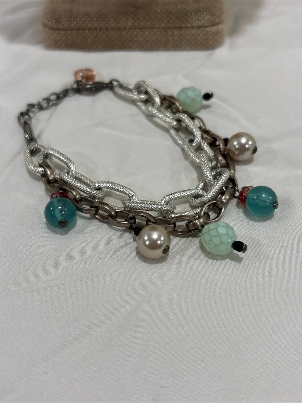 Sabika Desert Star 3 Row Chain Necklace And Bracelet S/S 2015 Stunning & Chic